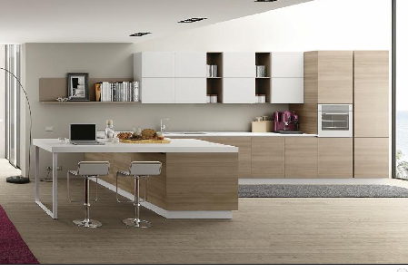 Parete cucina color tortora Cucina color tortora